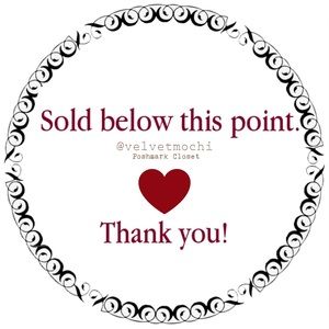 Sold below this point.